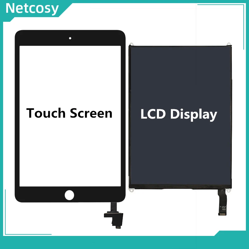 Дигитайзер Netcosy с сенсорным экраном для домашней сборки/сменный ЖК-дисплей Ipad Mini 1