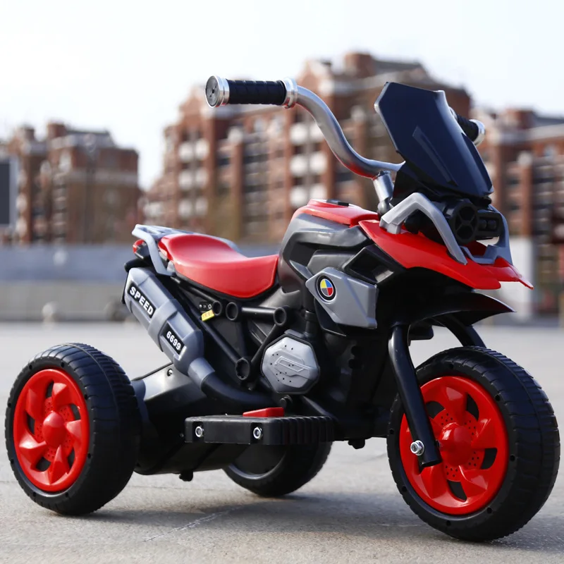 

Stroller Can Sit CHILDREN'S Electric Car New Style Children Tricycle Electric Motorcycle CHILDREN'S Electric Car Gift Tank