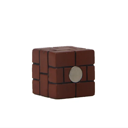 coffe walls 3D сделай сам милый супер Марио декорированный детский стерео магнит креативный Супер Марио на холодильник магнитный Stickers-1pcs - Цвет: coffe walls