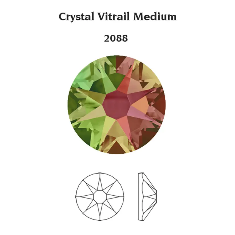 YANRUO 2088 не горячая фиксация кристаллы наклейки с плоской обратной стороной на автомобили DIY Стразы на ногти лицо без клея для Одежда со стразами - Цвет: VM