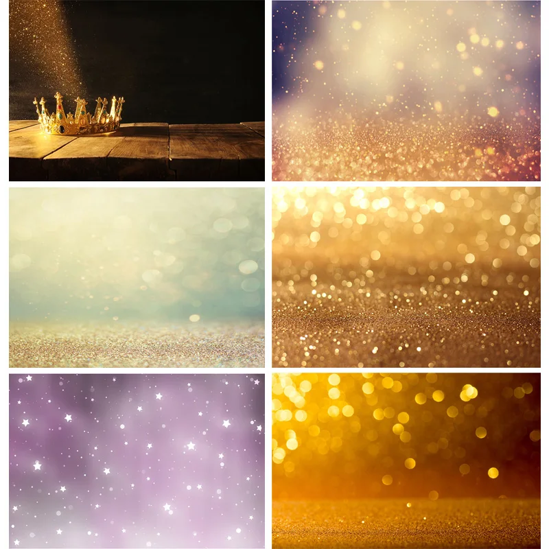 

ZHISUXI Vinyl Abstract Bokeh Photography Backdrops Glitter Facula Light Spot Photo Background Studio Photocalls Props GBT-72