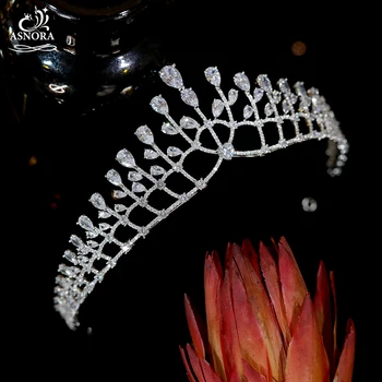 

Simple Princess Crown Bridal Tiara Crown Crown Tiara Wedding Headband Evening Hair Accessories Bridal Headband A01062-2