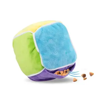 

Pet Dog Toy Dog Interactive Treat Cube Toy Slow Feeder Dog Puzzle Toy Food Dispenser Sniffing Toy for Slow Feeding Nose Training