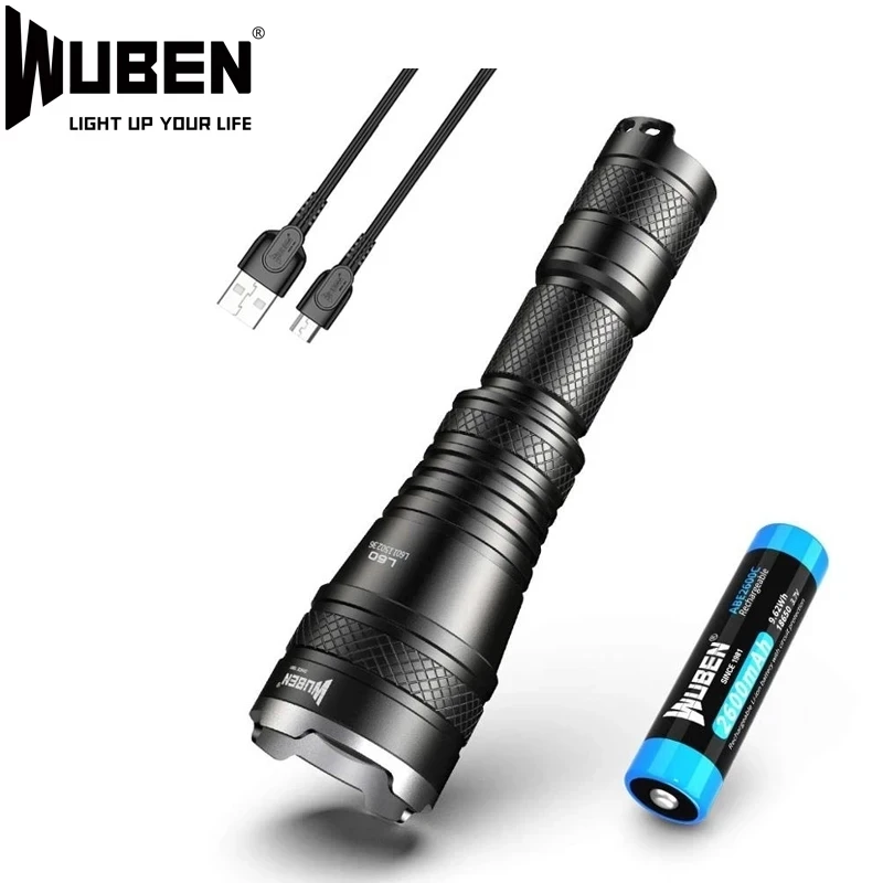 Wuben XPL2 V6 LED 1200 USB 18650 