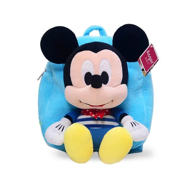 Disney подлинный рюкзак снеговик Олаф мультфильм плюшевые игрушки кукла Детский сад Школьный рюкзак рождественские подарки игрушки для детей - Цвет: Mickey 04 30cm