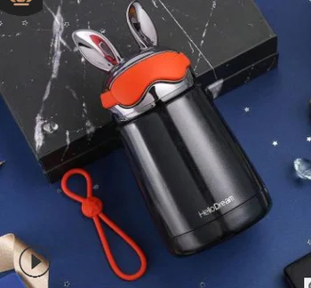 

High grade water cup 304 stainless steel heat preservation cup vacuum heat preservation water cup fashion rabbit cup