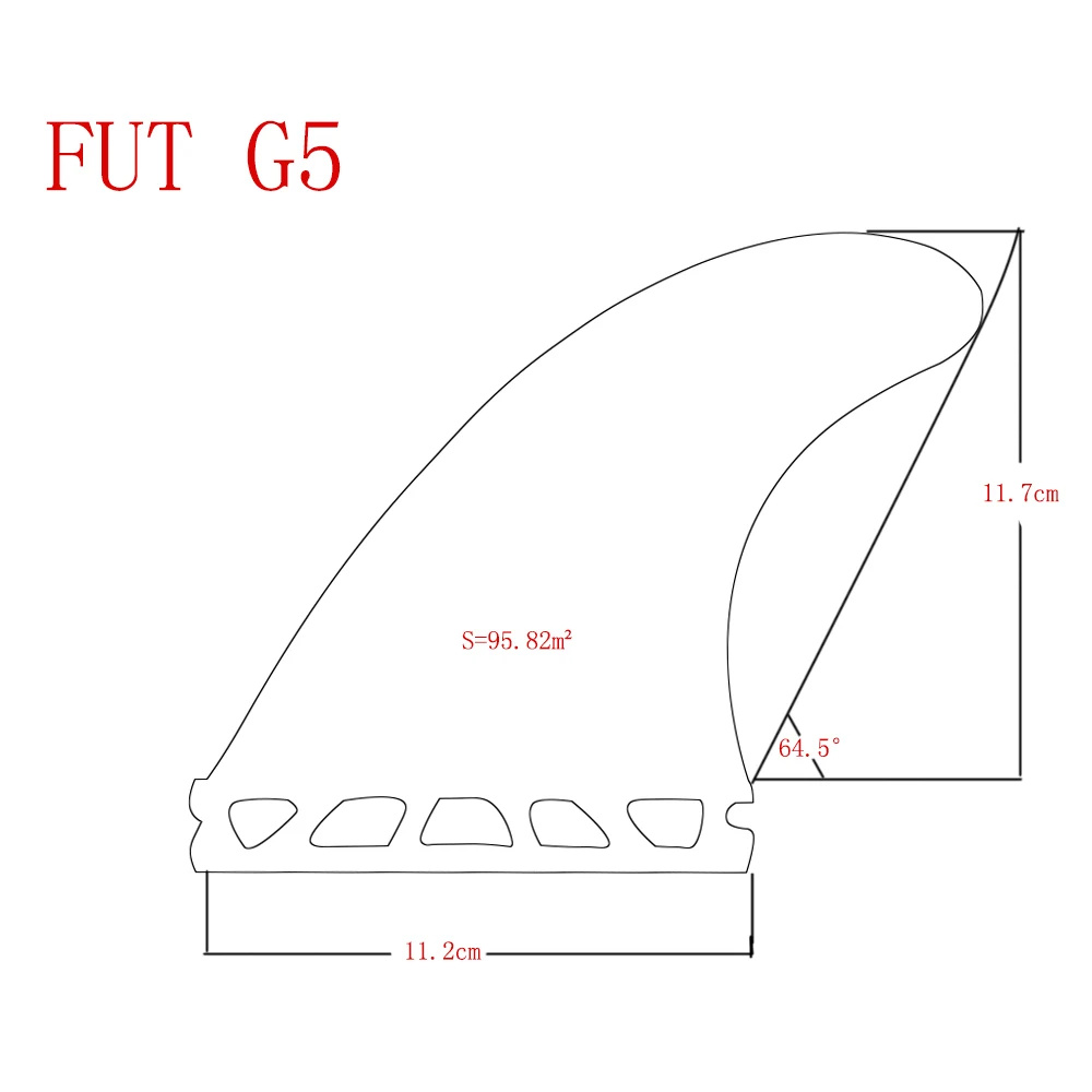 Future G5 + GL плавник для серфинга quad fin Набор стекловолоконных сотовых плавников