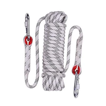 

20M Rock Climbing Rope Diameter 12mm Fire Escape Rope ,Escape Rope Climbing Equipment Emergency Rescue Parachute Rope