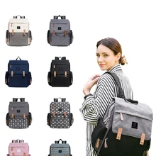 LAND Mommy-bolsas de pañales Landuo para madre, mochilas de viaje de gran capacidad con esterilla cambiante, bolsas para lactantes MPB86