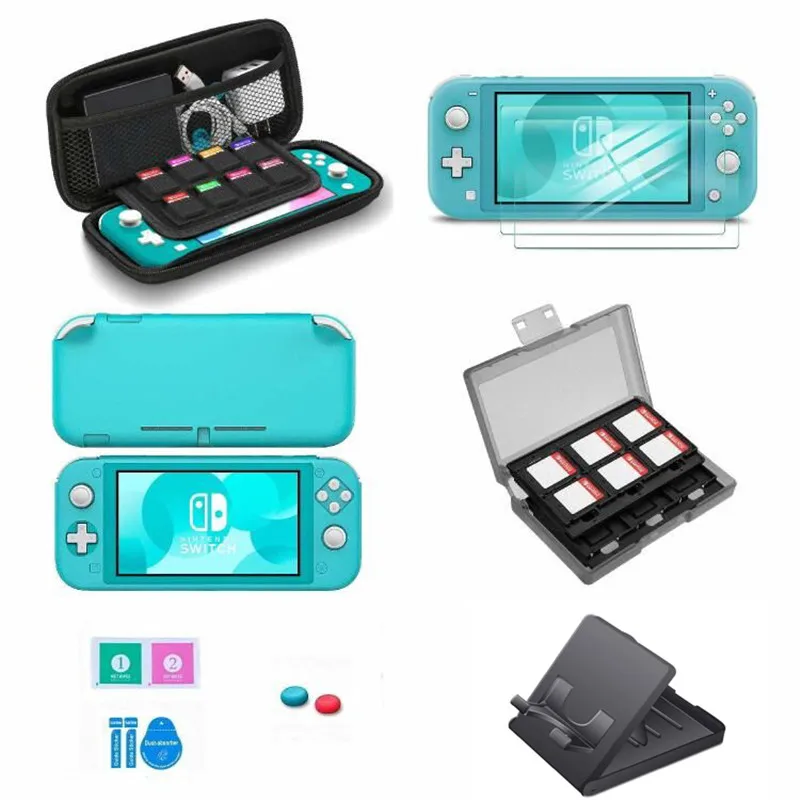Аксессуары для Switch Lite защитный чехол для корпуса Защитная пленка для экрана, чехол для sd-карты, кронштейн для держателя для переключателя PND Lite