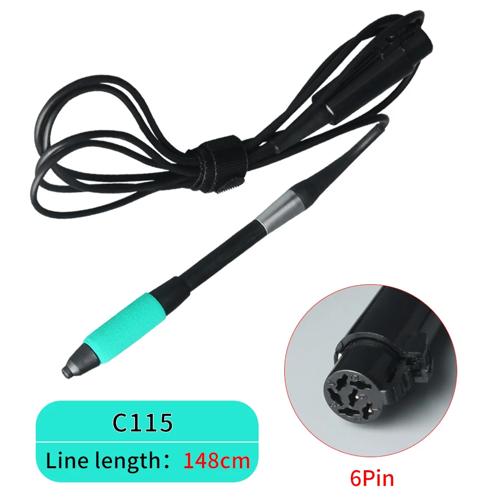 Фото SUGON паяльная станция ручка T210/T115/T245/T12 совместимый оригинал C210 C245 C115 паяльник сварочные инструменты Замена №3