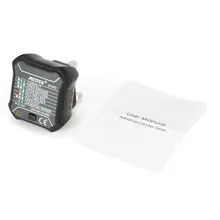 ST01D розетка тестовая er схема полярности детектор напряжения настенная вилка выключатель искатель УЗО тест 220 В-250 В ЕС вилка