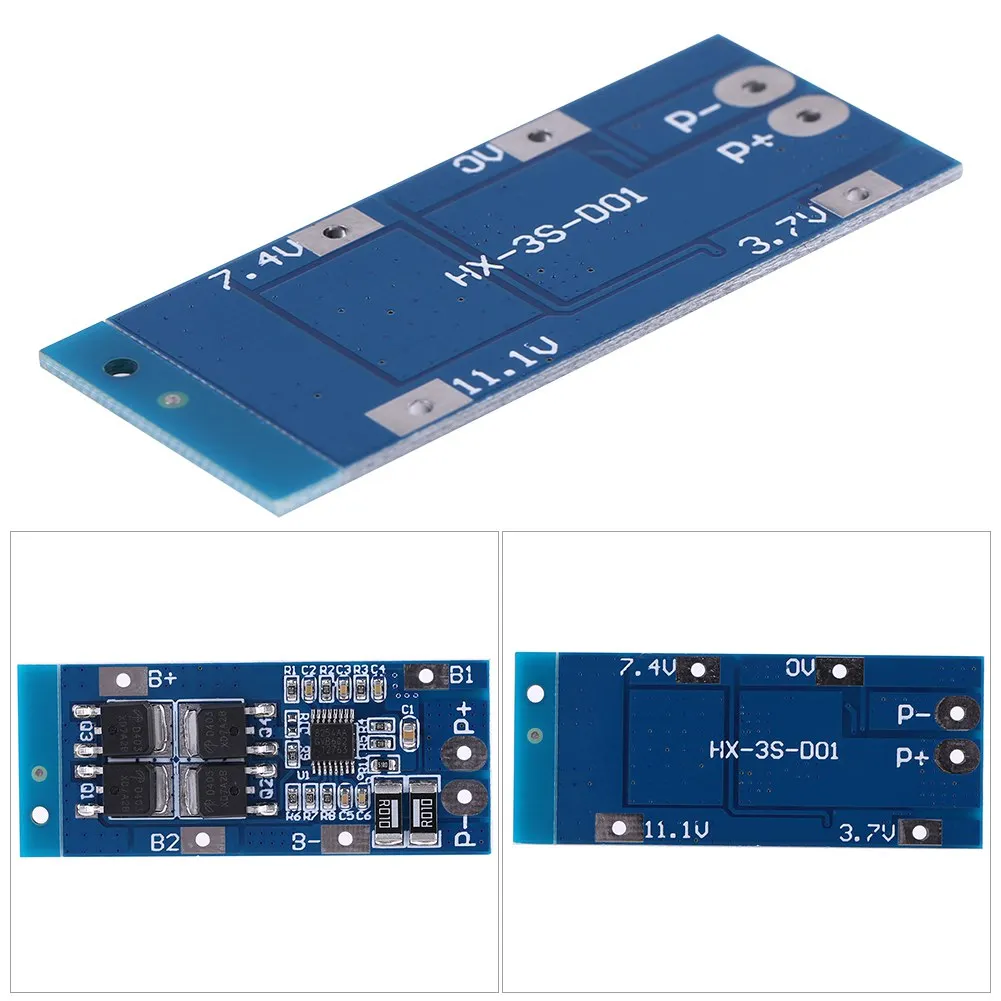 

New PCB Protection Board 3 Series 11.1V Li-Ion Lithium 18650 Battery Cell BMS PCB Protection Boards Dropshipping