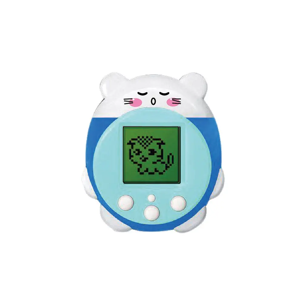 Blue cat UK Plug Милая видео игра E-pet игрушка игровой автомат звучащий цветной экран дисплей Портативный виртуальный кибер Pet игровая консоль для детей - Цвет: Blue cat UK Plug