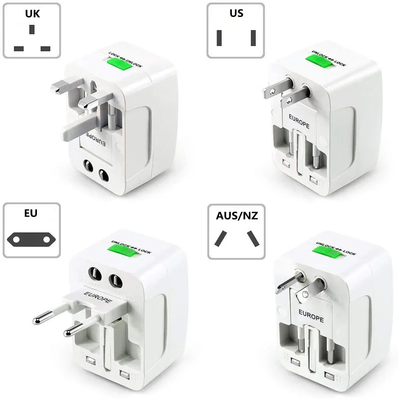 

Multifunctional Electric Adapter Plug USA United Kingdom Australia European International Universal Travel Socket Cover