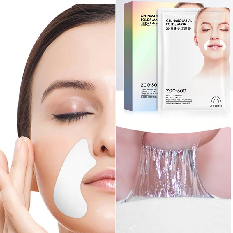 Nasolabial Folds Gel Mask Anti-aging Anti-wrinkle Face Facial Lifting Sticker Whey Protein Acne Beauty Skin Care | Красота и здоровье