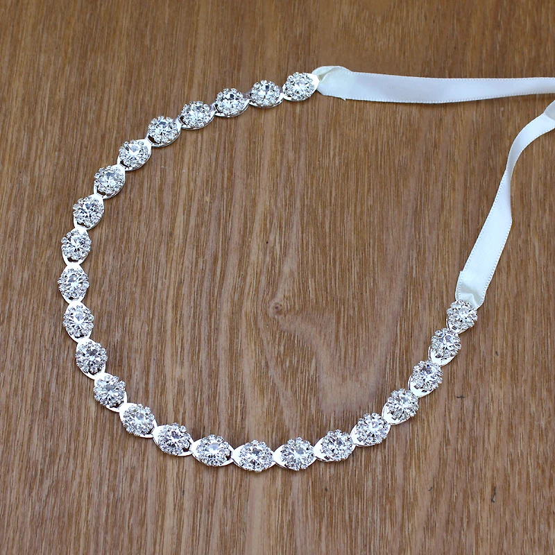 Kopfkette Mit Quasten - Kristall Haaraccessoire Für Hochzeit Und Festivals