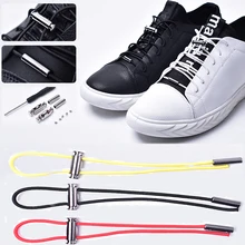 1 pair Canvas Sport Quick Shoelace No Tie Quick Easy Running Sneaker Lazy Shoelaces Elasticity Simple Shoe Laces Strings New 1 pair Canvas Sport Quick Shoelace No Tie Quick Easy Running Sneaker Lazy Shoelaces Elasticity Simple Shoe Laces Strings New
