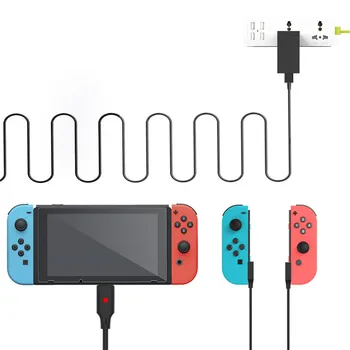 

Portable 3 in 1 Charging Cable Type-C Game Controller Fast Charging Line for Switch Joy-con Controller Spare Accessories