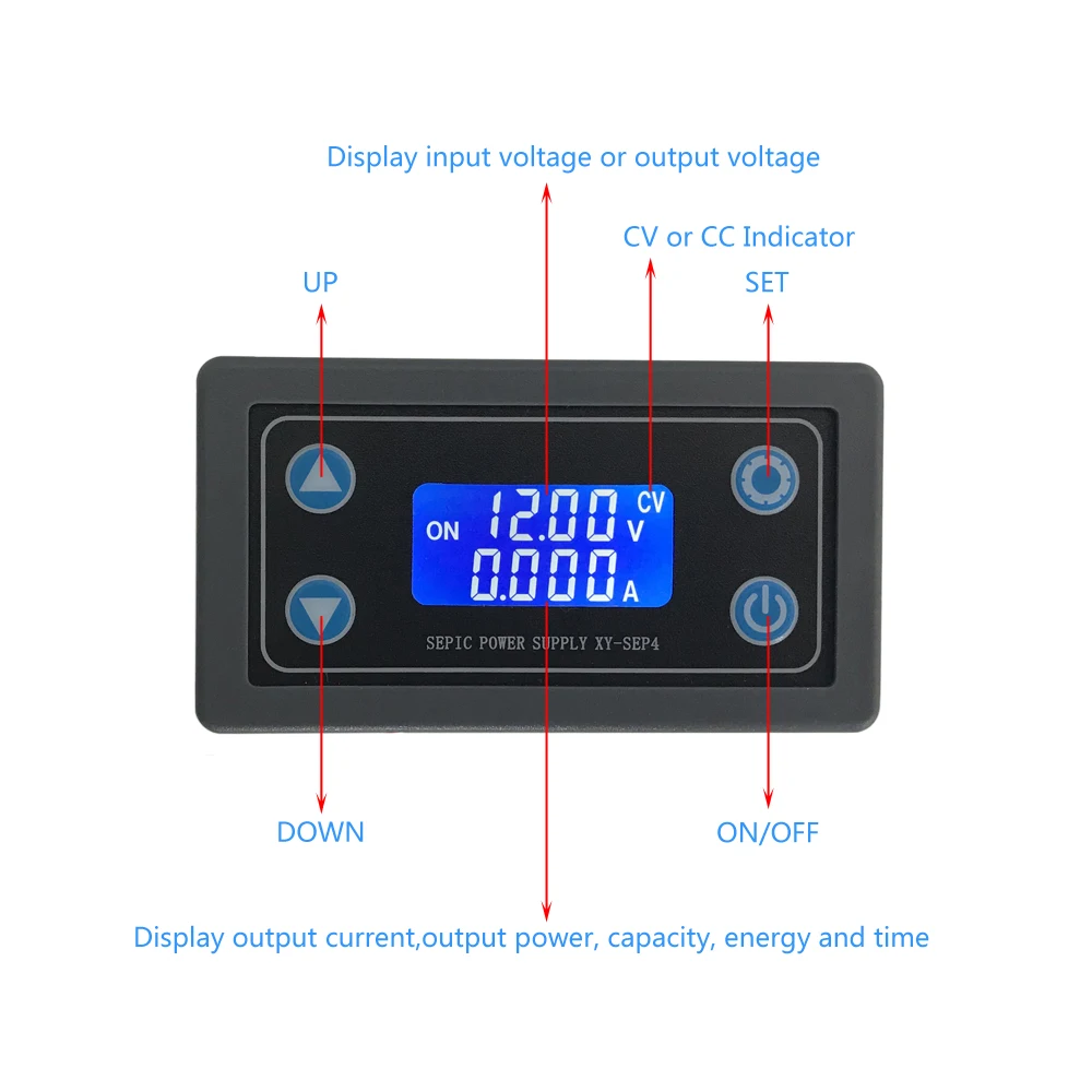 

Step UP/Down Power Supply Module Solar Charging Adjustable 35W Automatic Boost Buck Voltage Regulator Converter