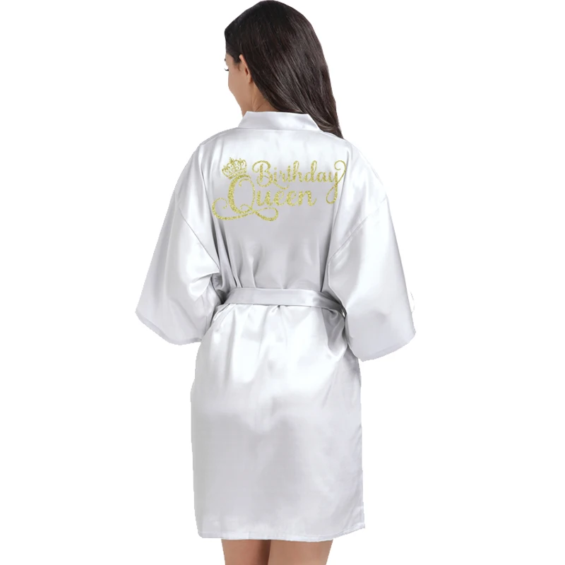 灰色 birthday queen 金色