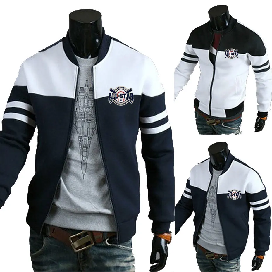 

Baseball 3D Printed Winter Jackets Men Fashion Patchwork Bomber Jacket Zipper Cardigan Coat Spring Windbreaker Casual Clothing