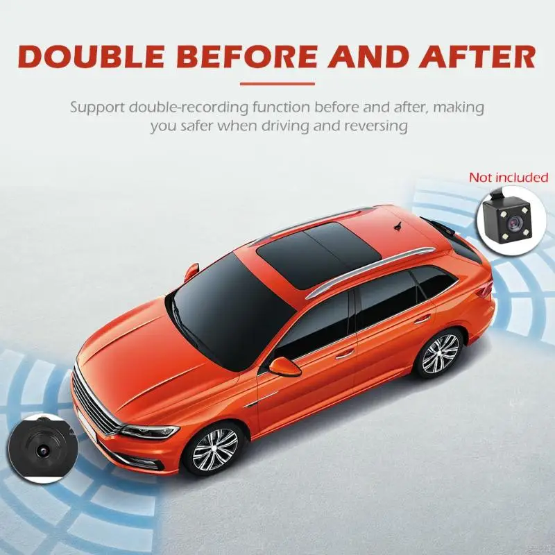 Горячая Dashcam портативный тонкий дизайн V08 HD 1080P Циклическая запись тире камера 3,6 дюймов TFT lcd экран Автомобильный видеорегистратор Камера
