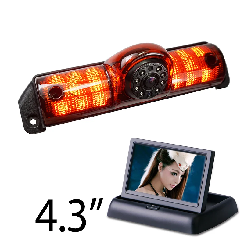CCD HD Автомобильный тормозной светильник камера заднего вида для Chevrolet GM Express Chevy Savana грузовая камера для микроавтобуса парковочная камера заднего вида монитор - Название цвета: 806CL wiht 6602