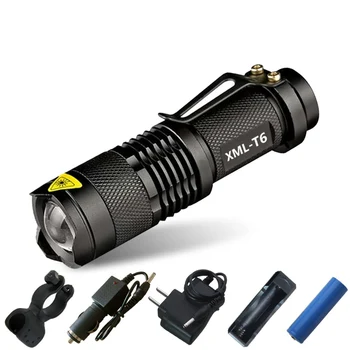

Portable Mini Penlight 5Mode waterproof led flashlight 18650 AAA torch lamp Adjustable Focus Lantern powerful light bike TORCH