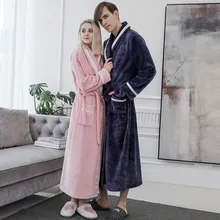 Lounge длинные женские пижамы зимний мягкий Халат отточить Ckothing Толстая Коралловая флисовая ночная рубашка фланель сексуальный пояс пижамы Неглиже