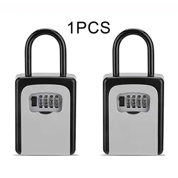 

Wall Mounted 4 Digit Combination Key Storage Security Safe Lock Box Combination Storage Security Lock With Screw Hardware
