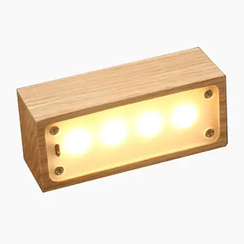 

Solid Wood Creative Design LED Night Light USB New Exotic Eye Protective Table Lamp Eye Care Desk Lamp