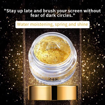 

24k Gold Firming Tightening Anti Wrinkle Lifting Serum Eye Cream Essence Fine Lines Depuffing Remove Dark Circles Nourishing