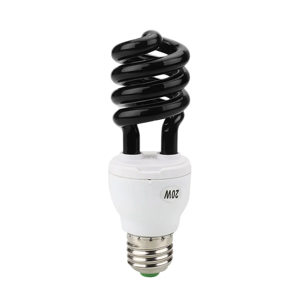 Lamp 20W Ultraviolet Sterilize Fluorescent E27 Light Bulb Small Screw 220V UV Blacklight