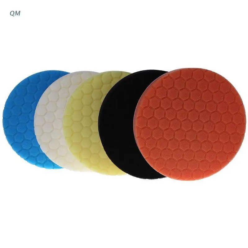 7 inch (180mm ) Pad Polishing Pad kit For Car Polisher Pack of 5Pcs-Professional Quality Pack Of 5Pcs 13MF