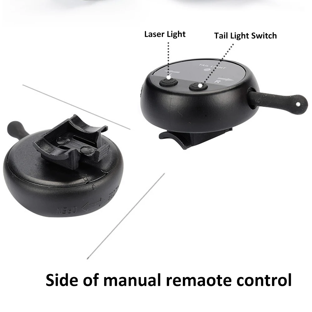 Perfect LED Wireless Remote Control Laser Bicycle Rear Tail Light Bike Turn Signals Safety Warning Light USB Rechargeable Brake Light 1