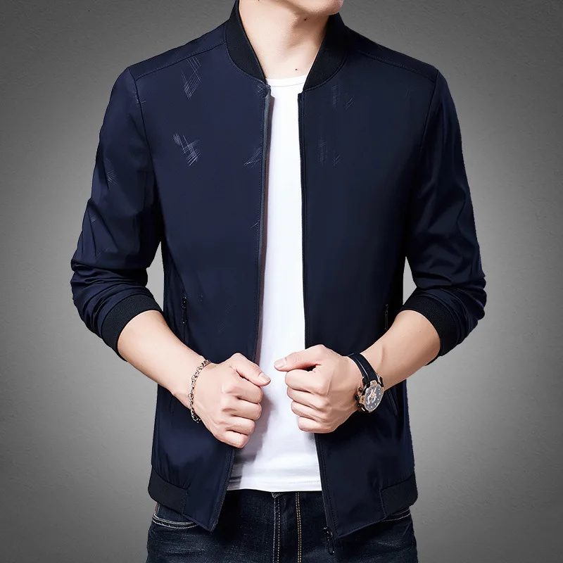 

2019 Middle Age Men's Wear Leisure Time Loose Coat Man Autumn Thin Section Jacket Dad Autumn Mount Autumn Clothes