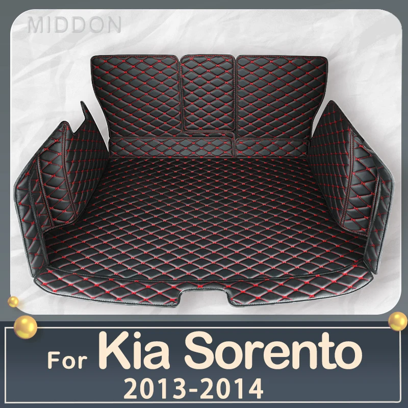 Car trunk mat for KIA Sorento five seat/Seven seats 2013 2014 cargo liner carpet interior accessories cover |