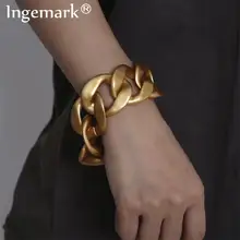 Ingemark, Boho, панк, CCB, массивная цепочка, браслет, женский, мужской, на руку, стимпанк, высокое качество, бренд, витой браслет, ювелирное изделие, подарок