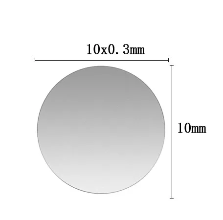5pcs 10mm-silver 5 шт. металлическая пластина-диск для круглого магнитного автомобильного держателя для телефона, наклейка из железного листа для магнитного держателя мобильного телефона, автомобильный держатель для подставки - Цвет: 5pcs 10mm-silver