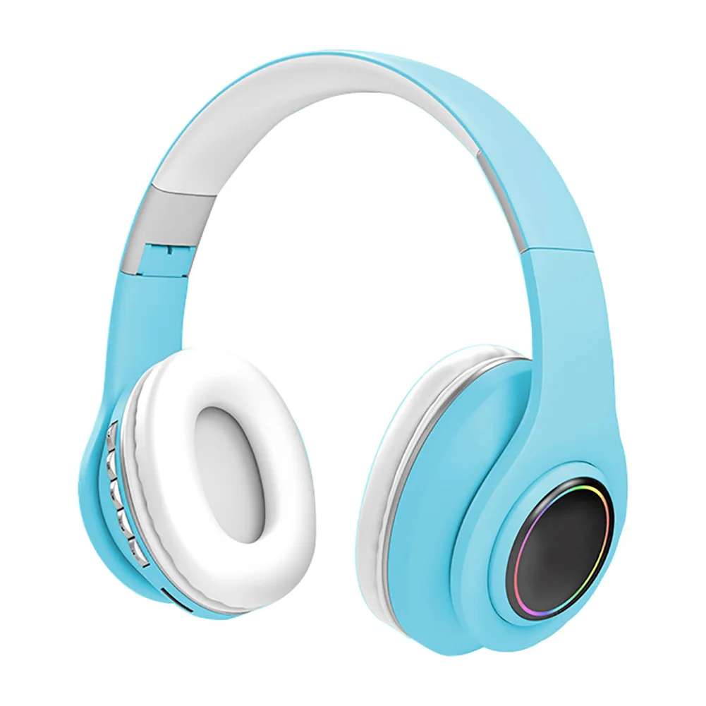 Kids Headphones Ear Noise Reduction Headset Wireless Bluetooth Headset Hands free Support Gaming Earphones Creative Present New