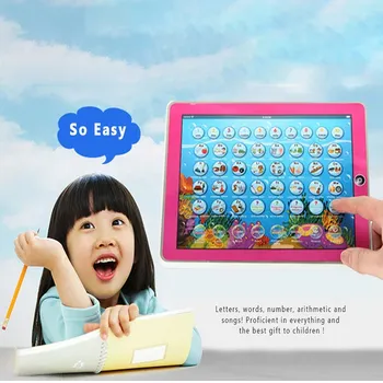 

Multifunctional Electric Early Learning Tablet Machine English Spanish Language Switch Study Machine Gift for Kids Children