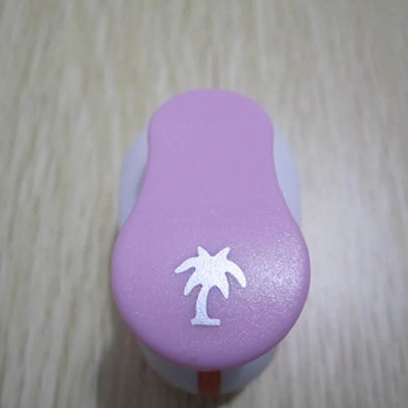 Дырокол стационарные принадлежности для печати карт резак для скрапбукинга Shaper маленькое устройство для тиснения угловая бумага для детей ручной работы - Цвет: coconut tree