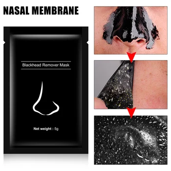 

Bamboo Charcoal Black Head Nasal Membrane Tearing Mask to Remove Acne Blackhead Remover Mask SK88