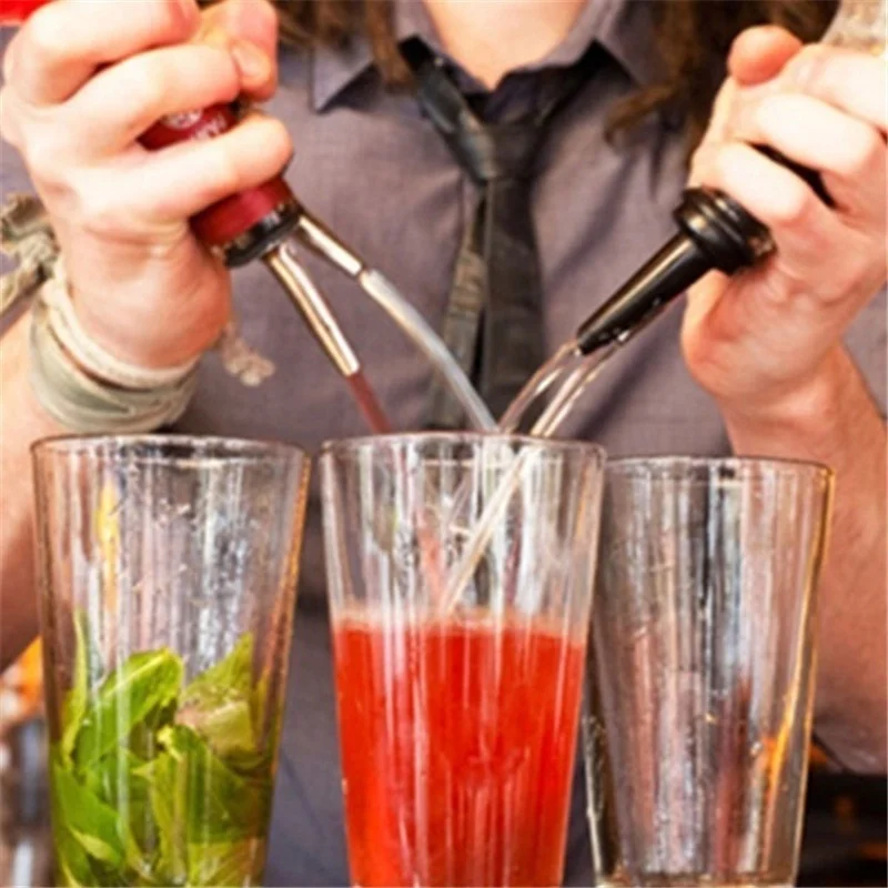 Спиртные напитки из нержавеющей стали бутылка для вина Pour Flow Pourer насадка с носиком