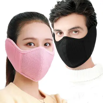 

2Pcs Unisex Breathable Windproof Warm Keeping Adjustable Ear Muffs Face Mask mask protection face mascara meia face