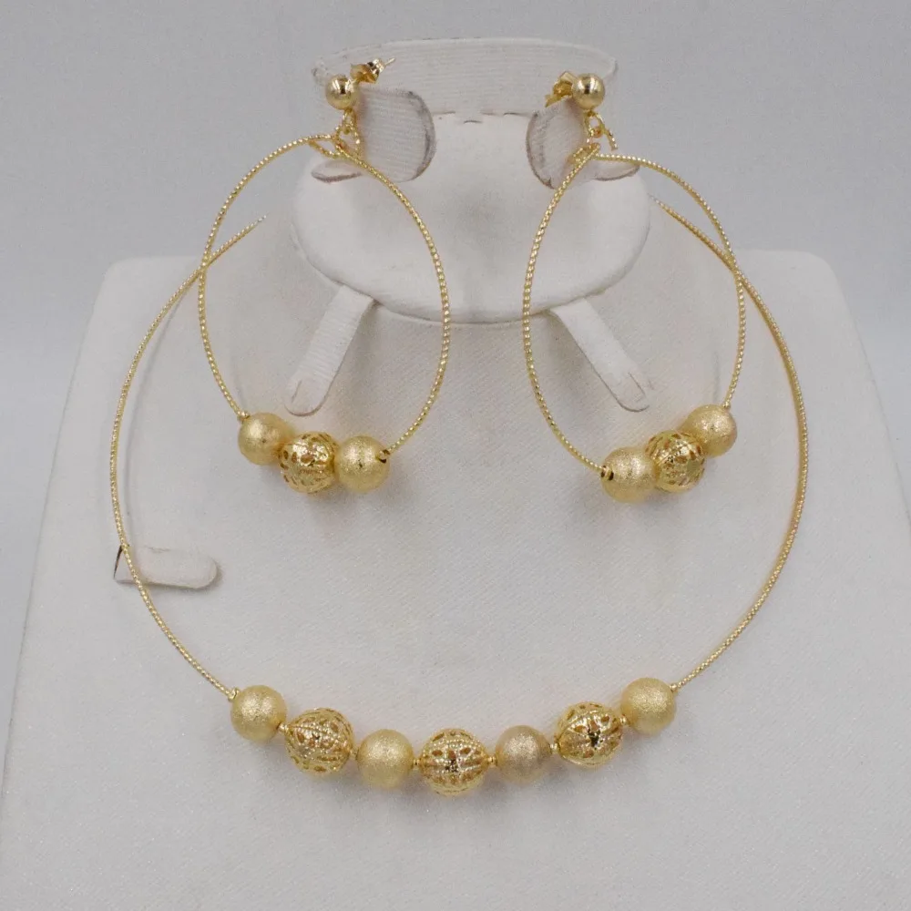 3 тонов set2018 Новинка Высокое Качество Италия 750 Ювелирные наборы Мода Parure Bijoux Femme Дубай ариканские серьги ожерелье Китай колье