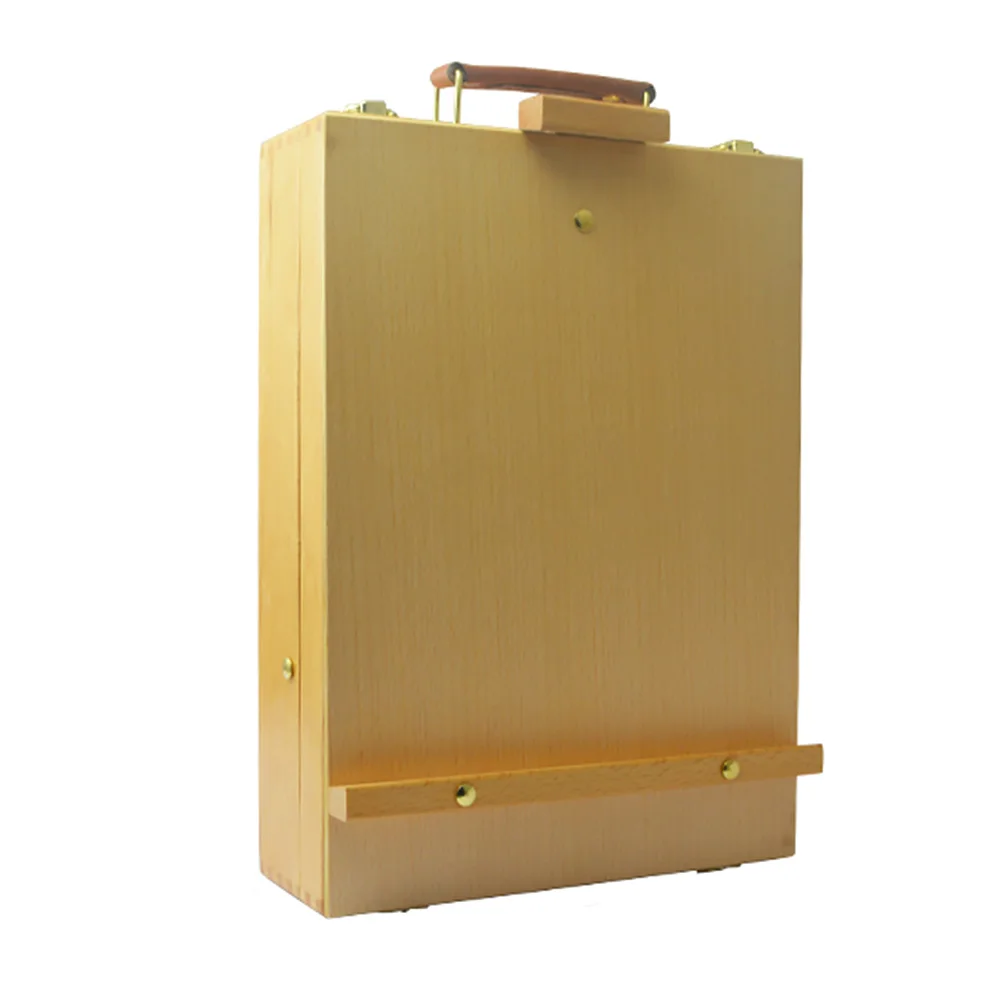 

Large Case Desktop Portable Hardware Artist Wooden Table Easels Accessories Adjustable Sketchbox Drawing Paint Palette Art