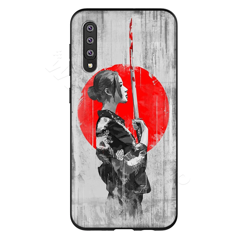 6 Webbedepp Японии Самурай Ниндзя чехол для samsung Galaxy S7 S8 S9 S10 Edge Plus Note 10 8 9 A10 A20 A30 A40 A50 A60 A70 - Цвет: 6