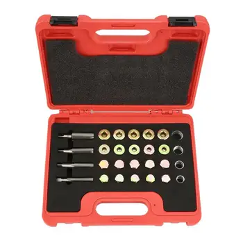 

64pcs Oil Pan Thread Repair Kit Sump Gearbox Drain Plug Tool Set M13 M15 M17 M20 Bolt Thread Auto Repair Tools